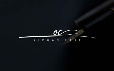 Fotografia creativa OC Lettera Logo Design