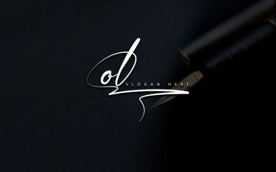 Fotografia creativa OL Letter Logo Design