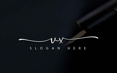 Fotografia creativa VX Lettera Logo Design