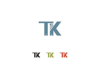 K-Buchstaben-Logo-Design-Vektorvorlage
