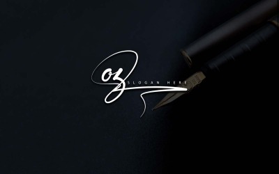 Kreativ fotografi OZ Letter Logo Design