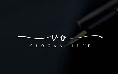 Креативная фотография Дизайн логотипа VO Letter