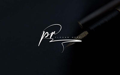 Projekt logo kreatywnej fotografii PR listu