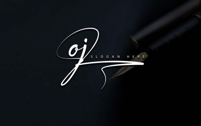 Yaratıcı Fotoğrafçılık OJ Mektup Logo Tasarımı