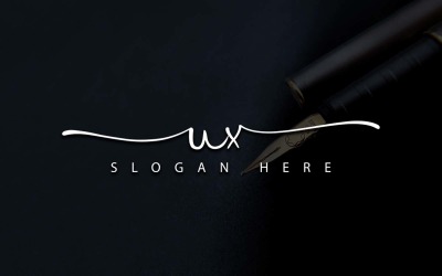Yaratıcı Fotoğrafçılık UX Mektup Logo Tasarımı