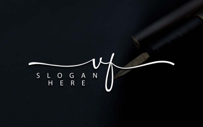 Yaratıcı Fotoğrafçılık VF Mektup Logo Tasarımı