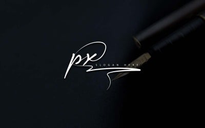 创意摄影 PX 字母标志设计