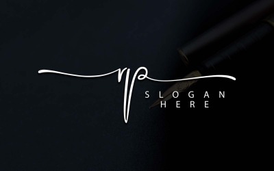 Creatieve fotografie RP brief logo ontwerp