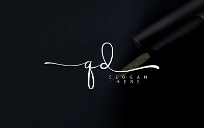 Creative Photography  QD Letter Logo Design