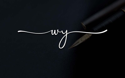 Creative Photography WY Letter Logo Design
