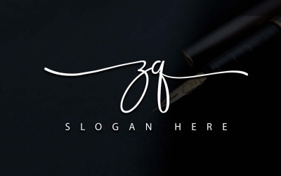 Creative Photography ZQ Letter Logo Design