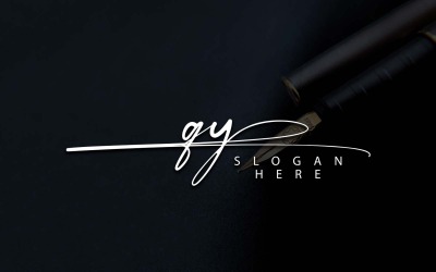 Fotografia creativa QY Letter Logo Design