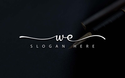 Fotografia kreatywna WE Letter Logo Design - MARKA