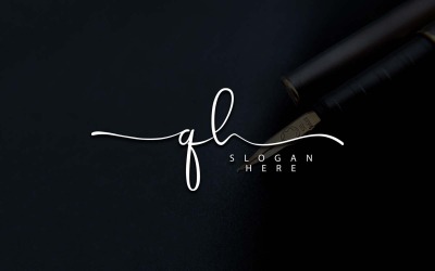 Kreativ fotografi QH Letter Logo Design