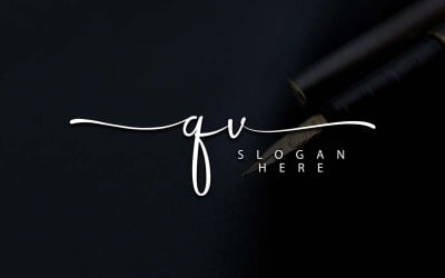 Kreative Fotografie QV Letter Logo Design