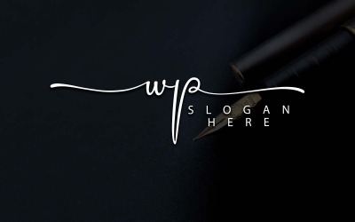 Креативная фотография Дизайн логотипа WP Letter