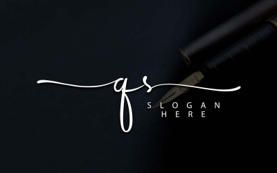 Kreatywna fotografia QS Letter Logo Design