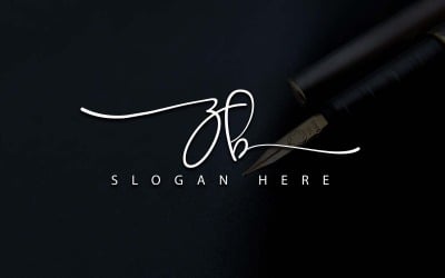 Photographie créative Création de logo lettre ZB