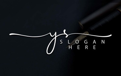 Fotografía creativa Diseño de logotipo de letra YS
