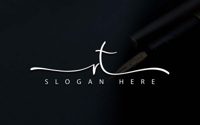 Fotografia creativa RT Letter Logo Design