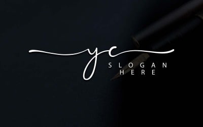 Fotografia creativa YC Lettera Logo Design