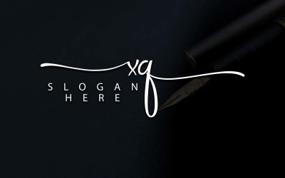 Kreativ fotografi XQ Letter Logotypdesign