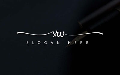 Kreativ fotografi XW Letter Logo Design