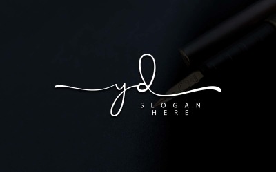 Kreativ fotografi YD Letter Logo Design