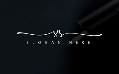 Kreatív fotózás XS Letter Logo Design