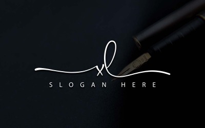 Kreative Fotografie XL-Buchstaben-Logo-Design
