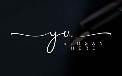 Kreative Fotografie YU Letter Logo Design