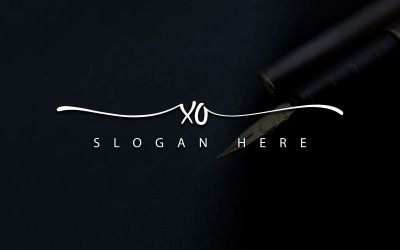 Kreativní fotografie XO dopis Logo Design