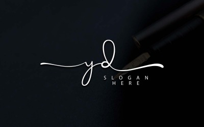 Kreativní fotografie YD Letter Logo Design