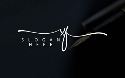 Kreatywna fotografia XF Letter Logo Design