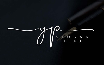 Kreatywna fotografia YP Letter Logo Design