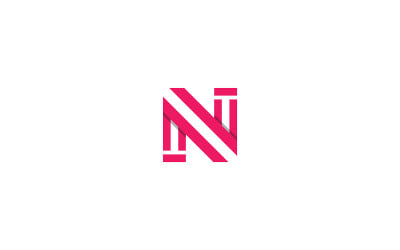 N letter logo vector template