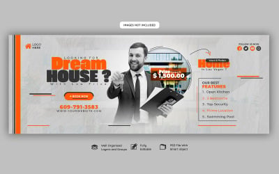 House Property Social Media Cover Banner Template