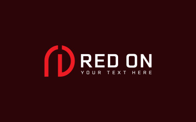 Дизайн логотипа Vector Monogram RED, логотип монограммы