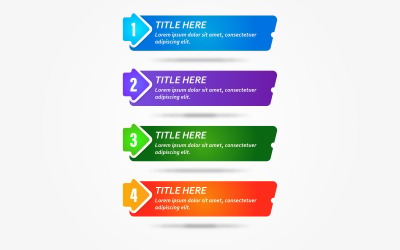Kreativní infographic design se schématem prvků možností