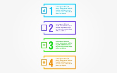 Conception de schéma d&amp;#39;éléments de conception infographique de chronologie créative moderne