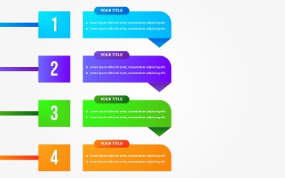 Conceptions de schéma d&amp;#39;éléments de conception infographique Creative Timeline