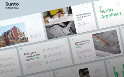 Sunto — szablon architektury Powerpoint