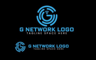 G Network Brand Logo Template