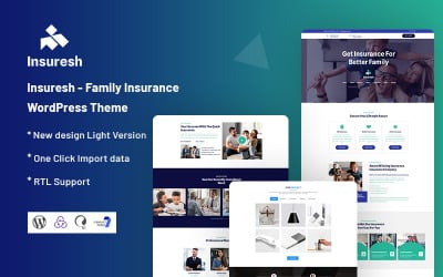 Insuresh — WordPress тема семейного страхования