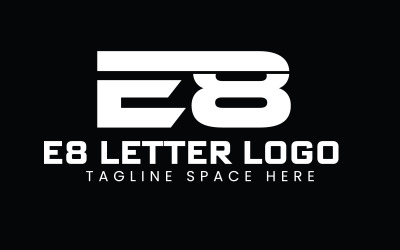 Modello di logo con lettera Ceight gratuito