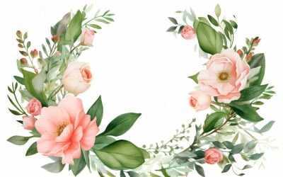 Fondo floral acuarela 21