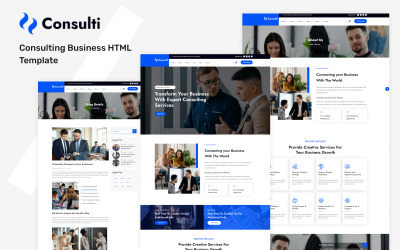 Consulti - 咨询业务 HTML 模板