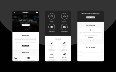 Maude – šablona mobilního webu