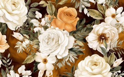 Akvarel květinové pozadí 176