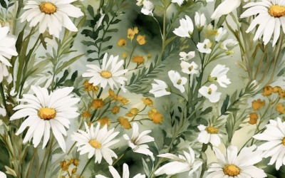 Akvarell virágkoszorú háttér 265